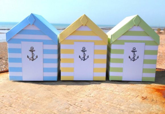 3D Beach Hut Favour Boxes – Seasonal SVG Craft Design for Summer Projects