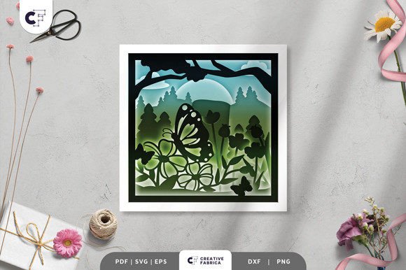 Beautiful Spring Flower 3D Shadow Box: A Seasonal 3D SVG for Brand Storytelling