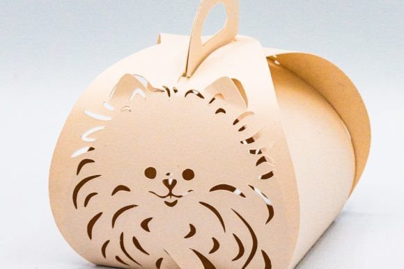 Dog Treat Box: A Versatile 3D SVG for Animal-Themed Branding and Marketing