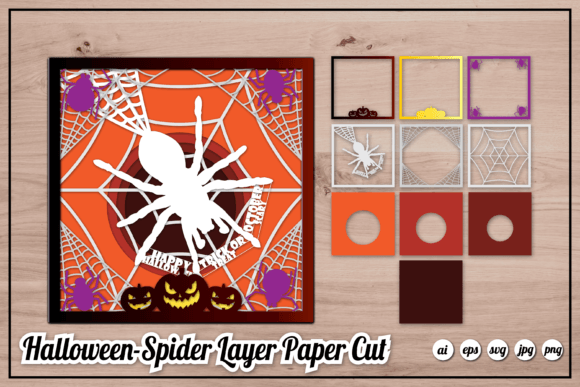 Halloween - Spider Layer Paper Cut
