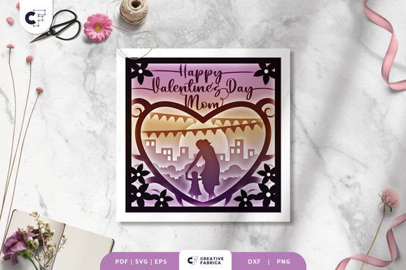 Happy Valentine’s Day Mom 3D SVG: A Holiday Design for Bloggers & Publishers