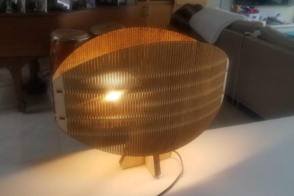 Living Hinge Lamp: A 3D SVG for Home Décor That Crafts with Purpose