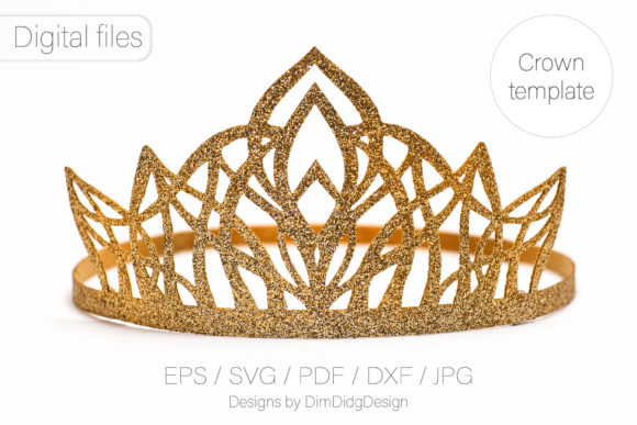 Princess Crown SVG for 3D Paper Crafts & Handmade Business Magic