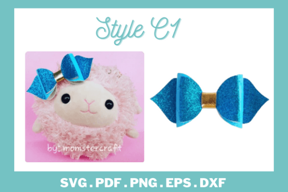 Reviewing Bow SVG, Hairbow Template SVG, PDF C1 for 3D SVG Design Sales in Shapes Category