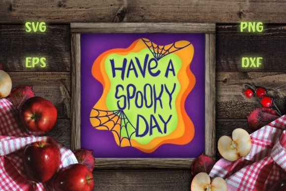 Spooky Halloween Shadow Box - 6 Layers: A 3D SVG Design for Seasonal Visual Appeal