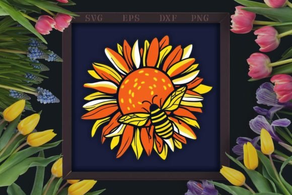 Sunflower Bee Shadow Box 3 Layers: A Designer’s Real-World Review
